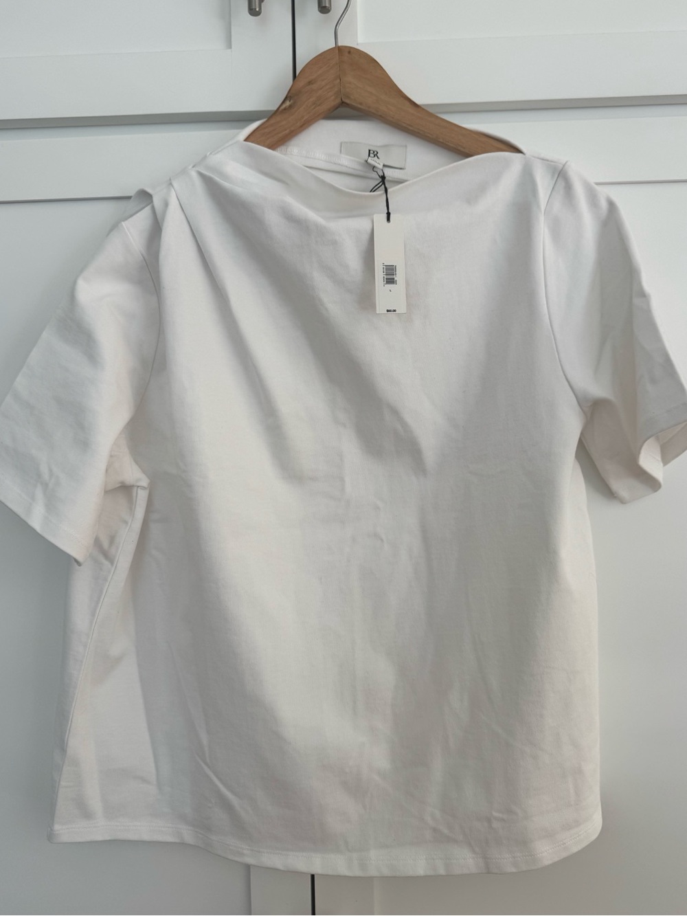 Banana Republic Classic White Short Sleeve Tee L
